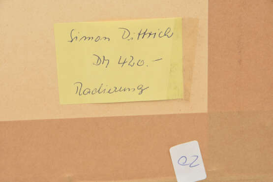 SIMON DITTRICH, "Bischof", Radierung/Aquatinta auf Papir, hinter Glas gerahmt, signiert und datiert - Foto 6
