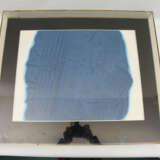 WERNER SCHREIB,"Blaues Siegelbild",hinter Plexiglas gerahmt, 1966 - фото 2