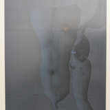 RUDI BAERWIND,"Männliches und weibliches Element", zwei polychrome Druckgrafiken nach Mischtechnik-Studien, hinter Glas - Foto 3