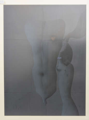 RUDI BAERWIND,"Männliches und weibliches Element", zwei polychrome Druckgrafiken nach Mischtechnik-Studien, hinter Glas - фото 3