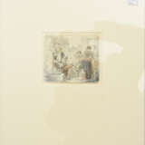 AUGUST LOEFFLER,"Der Briefleser", Bleistift/Kreide auf Papier, hinter Glas gerahmt und signiert - photo 4