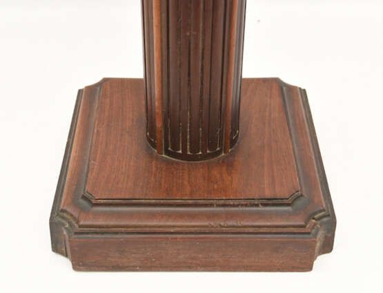 DEKOSÄULE 4, gebeiztes gedrechseltes Holz, Mitte 20. Jahrhundert - Foto 4