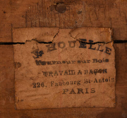 DEKOSÄULE 5, gebeiztes gedrechseltes Holz, Frankreich um 1900 - Foto 10