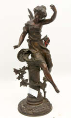 "ELFE", Bronzeguss patiniert, Frankreich 20. Jahrhundert
