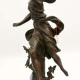 "ELFE", Bronzeguss patiniert, Frankreich 20. Jahrhundert - Foto 9