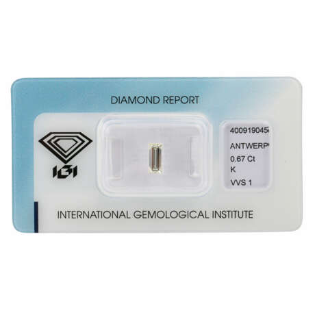 1 loser Diamant von 0,67 ct - photo 1