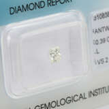 1 loser Diamant von 0,39 ct, - фото 2