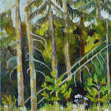 Painting “At the edge of the forest”, Canvas on the subframe, Oil, Landscape painting, Russia, 2020 - photo 1