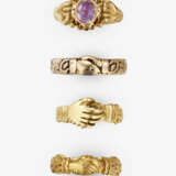 Sammlung von fünfzehn Ringen mit Motiv der Dextrarum Iunctio, Europa, 16.-19. Jahrhundert - photo 4