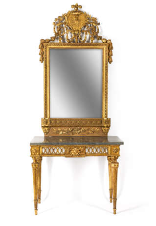 Louis-XVI-Spiegelkonsole - Foto 5