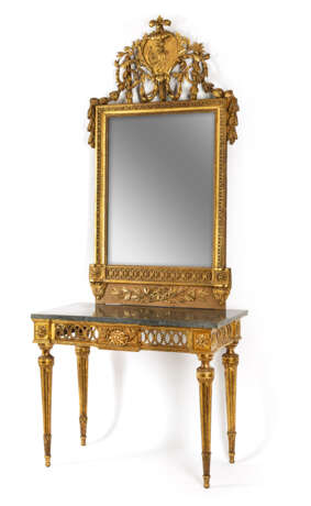 Louis-XVI-Spiegelkonsole - Foto 1