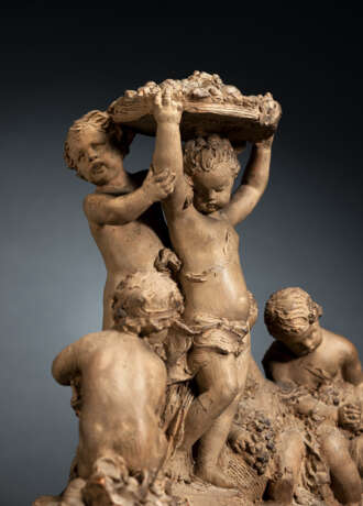 Terracotta-Gruppe mit Bacchanten - Foto 3