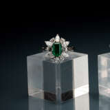 Feiner Smaragd-Diamant-Ring - фото 3