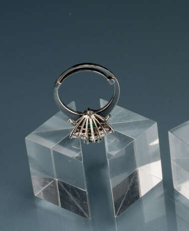 Feiner Smaragd-Diamant-Ring - фото 4