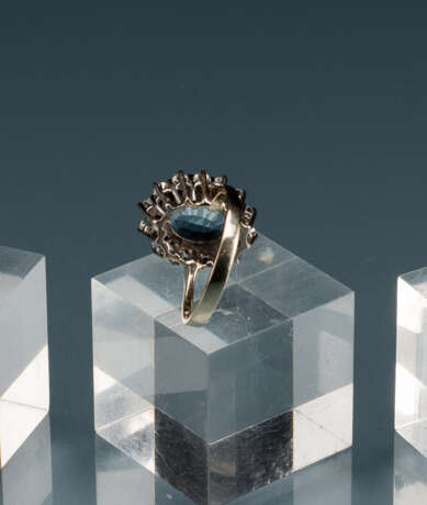 Aquamarin-Diamant-Ring - Foto 2