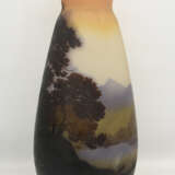 EMILE GALLÉ NANCY, Vase Glas farbig überfangen, ovoide Form, Frankreich um 1935 - Foto 11
