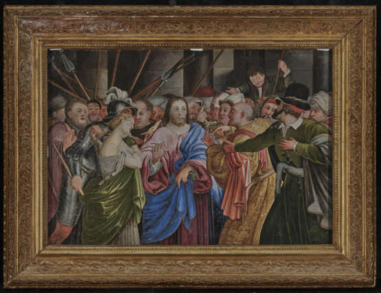 Unbekannt, Anfang 19. Jahrhundert , Christus und die Ehebrecherin - фото 2