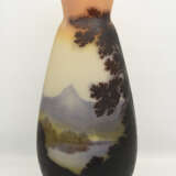 EMILE GALLÉ NANCY, Vase Glas farbig überfangen, ovoide Form, Frankreich um 1935 - photo 18