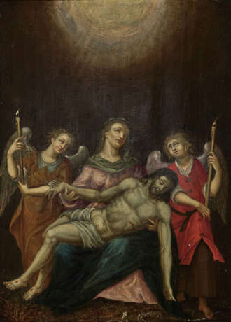 Italien (?), um 1600 , Pietà mit Engeln - фото 1
