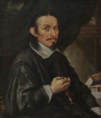 Unbekannt, um 1663 , Bildnis eines Geistlichen im Alter von 62 Jahren 
