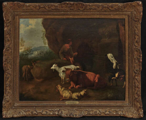 Niederlande, 17. Jahrhundert , Hirte mit Tieren am Brunnen - фото 3