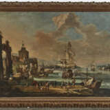 Niederlande (Abraham Storck, 1644 Amsterdam - 1708 ebenda, Umkreis?), 17. Jahrhundert , Italienischer Hafen - photo 3