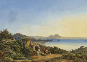 Johann Nepomuk Ott, Blick auf die Bucht von Neapel 