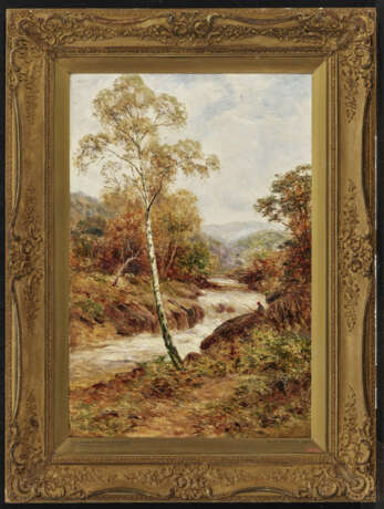 Alfred de Bréanski, The River at Dolgelly, N. Wales - Foto 2