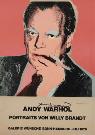 Andy Warhol, Andy Warhol. Portraits von Willi Brandt - photo 1