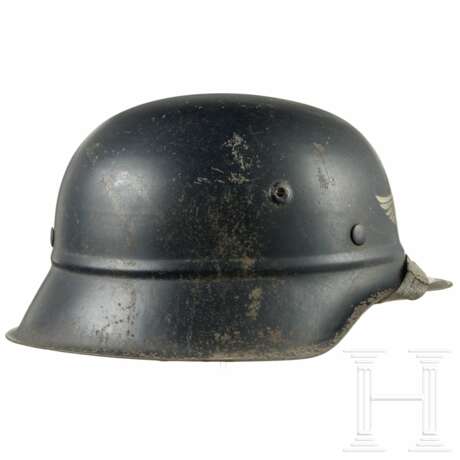 Stahlhelm M 42 für Luftschutz, deutsch, um 1942 - 1945 - photo 2