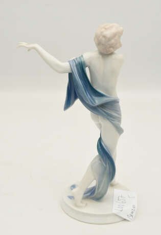 ROSENTHAL SELB, "Tanzende", bemaltes Porzellan glasiert, gemarkt, 1. Drittel 20. Jahrhundert - photo 4