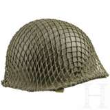 Stahlhelm M1 mit Tarnnetz, USA, 1940er Jahre - Foto 2