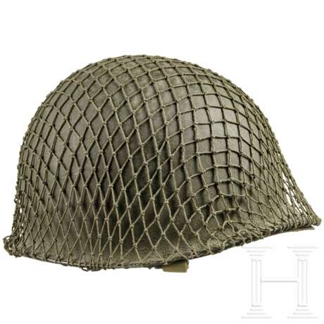 Stahlhelm M1 mit Tarnnetz, USA, 1940er Jahre - Foto 2