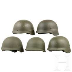 Fünf Helme, BRD, 1980er - 1990er Jahre