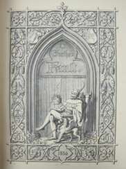 "GOETHE´S FAUST ERSTER THEIL", in Leder gebunden, mit Illustrationen von Engelbert Seibertz, Stuttgart 1854