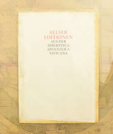  "WELTKARTE ANDREAS WALSPERGER 1448", Reprint, bedrucktes Papier hinter Glas gerahmt, Schweiz 1981 - Foto 7