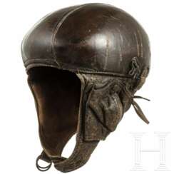 Helm Typ Airaile für Piloten, Frankreich, 1920er - 1940er Jahre
