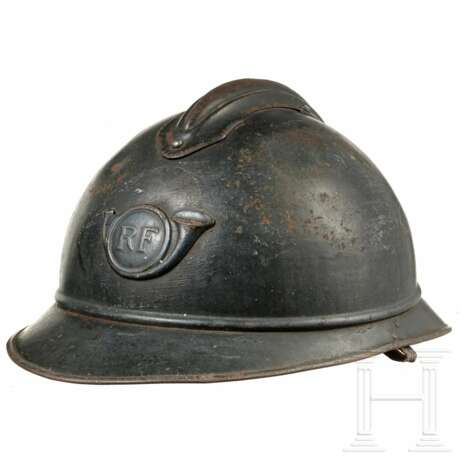 Zwei Stahlhelme M 15 (Adrian), Frankreich, 1. Weltkrieg - photo 3