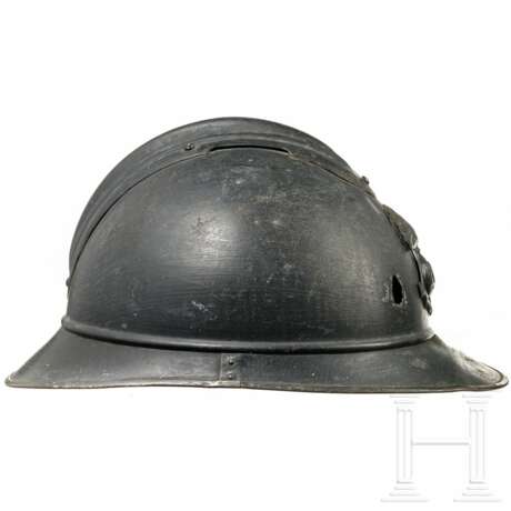 Zwei Stahlhelme M 15 (Adrian), Frankreich, 1. Weltkrieg - фото 4