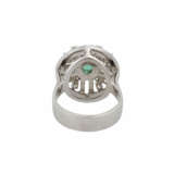 Ring mit grünem Turmalin und Brillanten  - photo 4