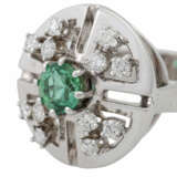 Ring mit grünem Turmalin und Brillanten - Foto 5