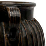 Feingerippter Tzu-chou Topf aus schwarz glasiertem Steinzeug. CHINA, wohl nördliche Song-Dynastie - Foto 2