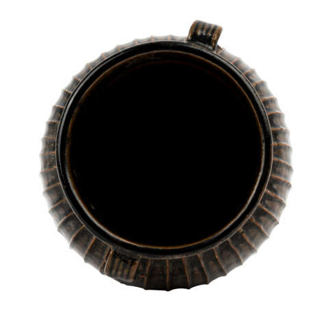 Feingerippter Tzu-chou Topf aus schwarz glasiertem Steinzeug. CHINA, wohl nördliche Song-Dynastie - Foto 7