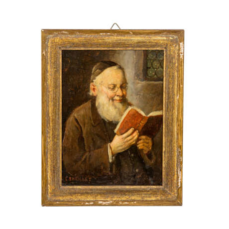 EHRHART, C. (Maler/in 20. Jahrhundert), "Lesender Rabbiner", - Foto 1