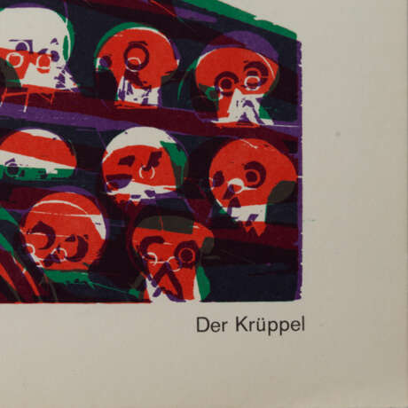 GRIESHABER, HAP (1909-1981) "Der Totentanz von Basel" (10 Einzelblätter) - фото 11