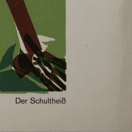 GRIESHABER, HAP (1909-1981) "Der Totentanz von Basel" (10 Einzelblätter) - фото 14