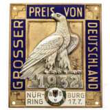 Plakette "Großer Preis von Deutschland", 1932 - фото 1