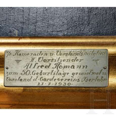 Gardeverein Iserlohn - Geschenkbild Friedrich der Große, datiert 1930 - photo 4