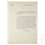 Übersendungsschreiben Hans Heinrich Lammers für die Beauftragung Görings zu "Maßnahmen auf dem Gebiet der Rohstoffe und Devisen" vom 6. April 1936 - Foto 4