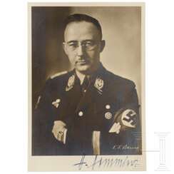 Heinrich Himmler - Unterschrift auf Portrait-Postkarte